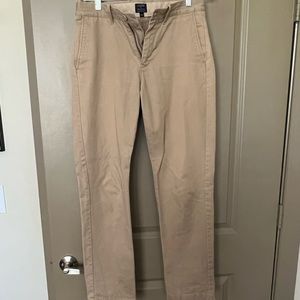 J Crew Mens Slim Fit Khaki Chinos Size 29/32
